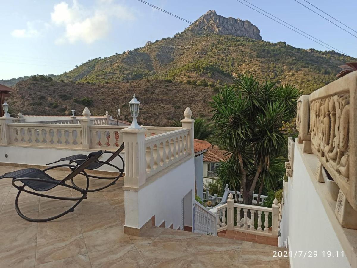Med Panoramautsikt Med Privat Pool I Calpe, Costa Blanca, Spanien * Calp
